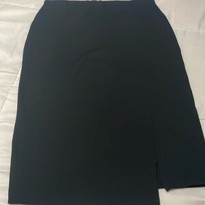 J. Jill ponte black stretch pencil skirt.